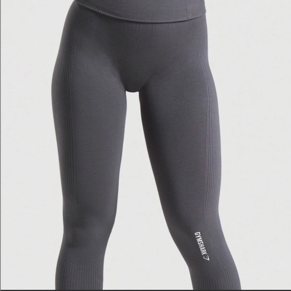 Gymshark Powerdown Legging - Charcoal - Picture 2 of 6